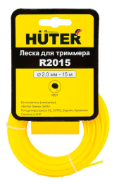 Леска Huter R2015 для триммера, 2 мм, круг